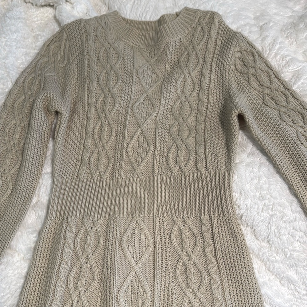 Womens Medium Pink Lily Sweater Dress - Picture 2 of 2